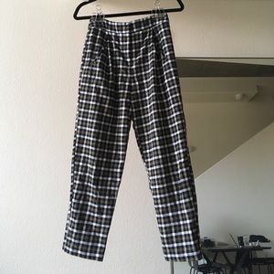 Topshop Plaid Pants